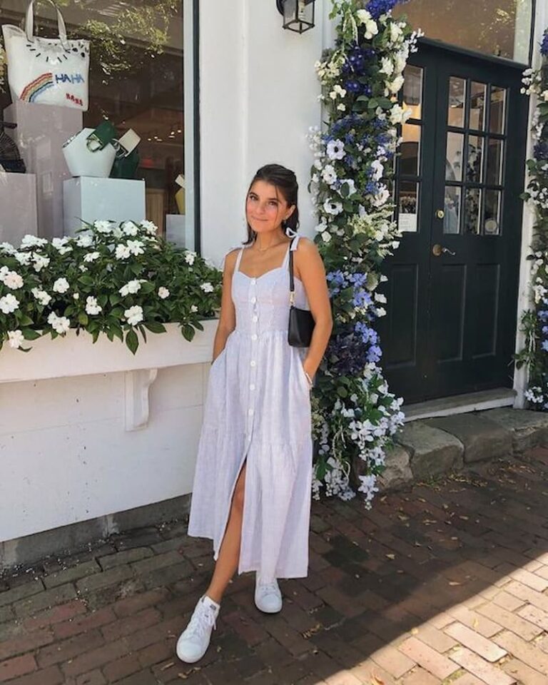 Vestido com tênis: como usar +40 Inspirações - Se a Moda Pega